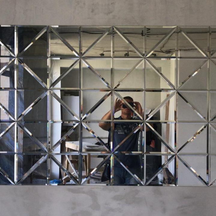 Проект Зеркальное панно из треугольников